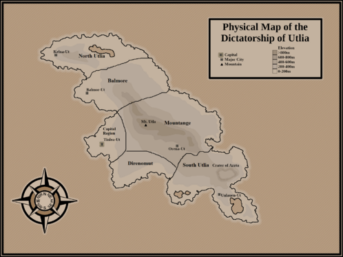 Map of Utlia